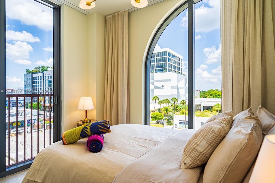 Furnished interior view inside a new home in , Miami (Image 4).