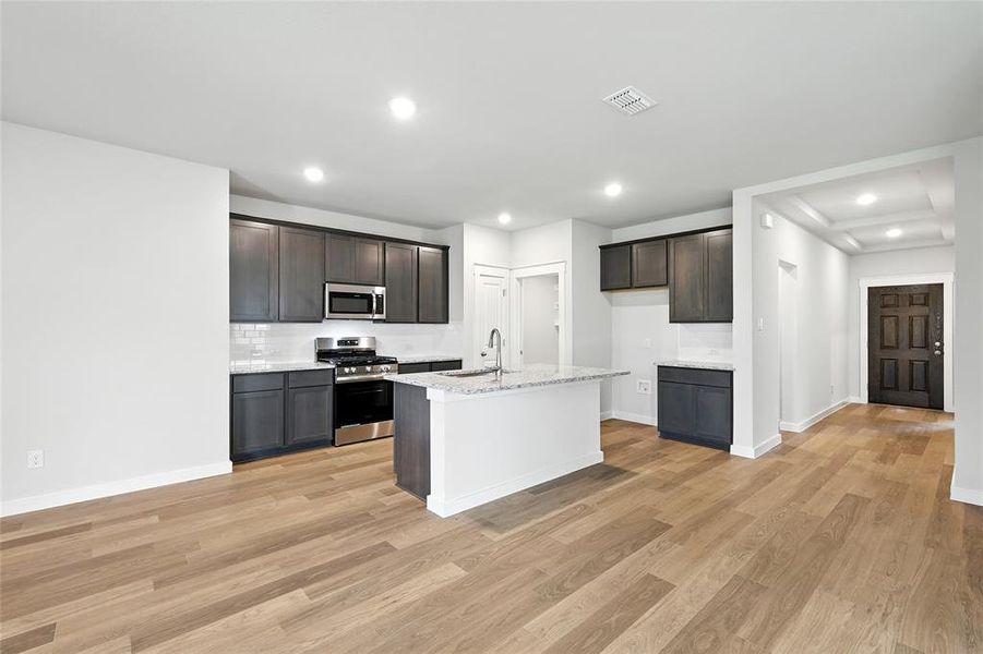 Furnished interior view inside a new home in Simpson Crossing, Princeton (Image 10). Furnished interior view inside a new home in Simpson Crossing, Princeton (Image 10).