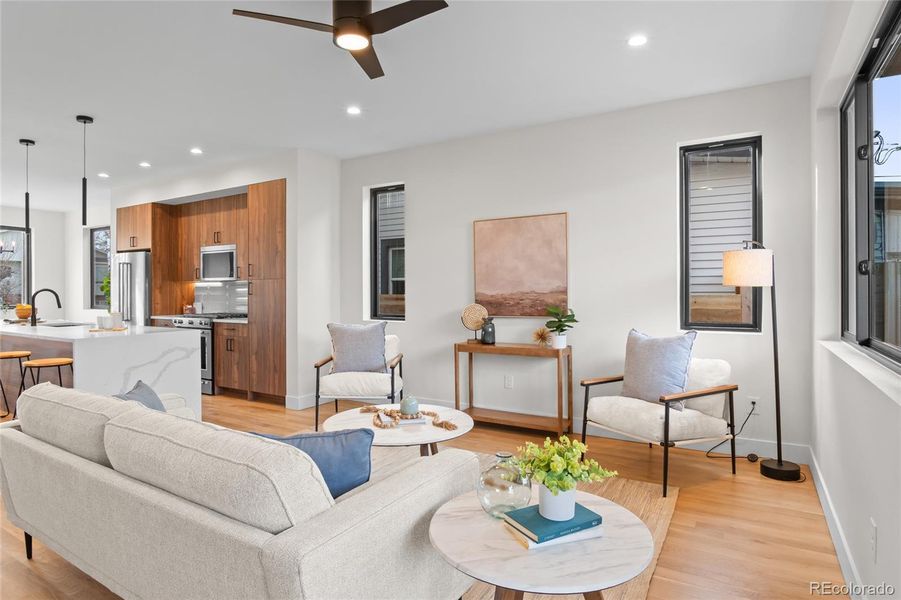 Furnished interior view inside a new home in , Englewood (Image 36). Furnished interior view inside a new home in , Englewood (Image 36).
