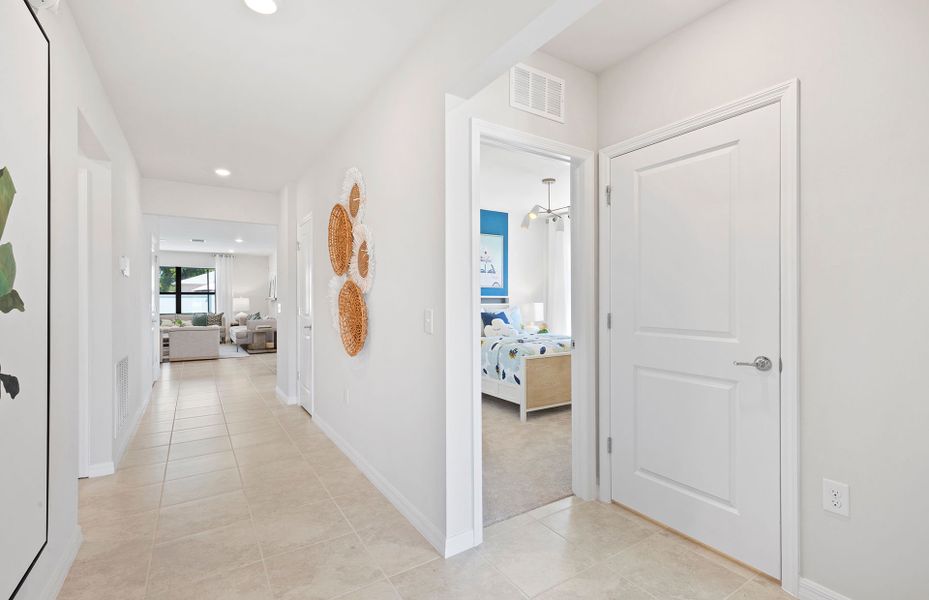 Furnished interior view inside a new home in Whispering Lakes, Lehigh Acres (Image 31).