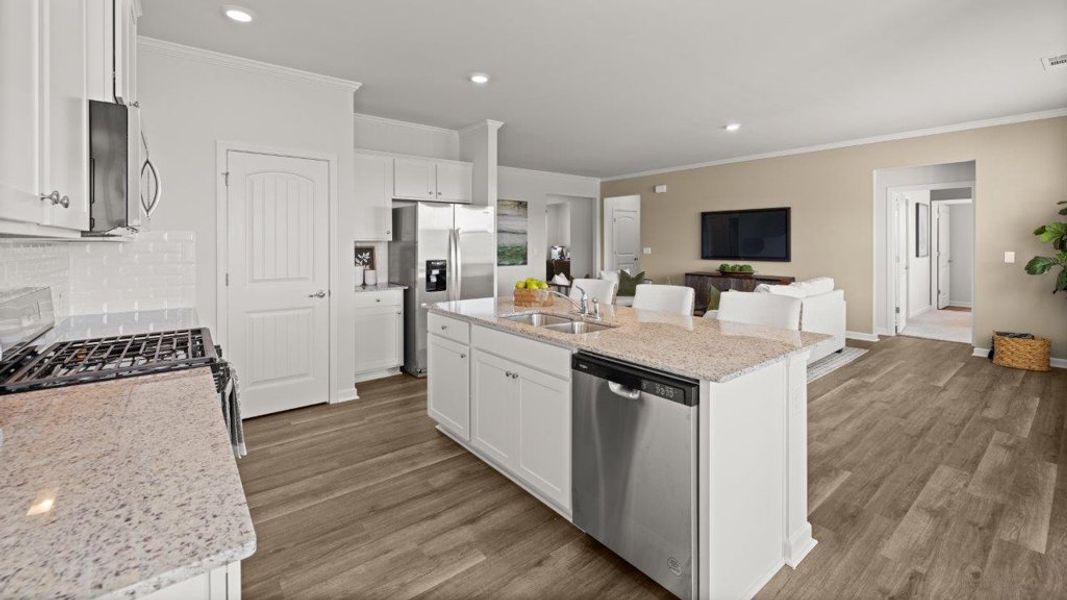 Representative furnished interior of a home built from the Booth by D.R. Horton in Whispering Springs, Maryville (Image 16).