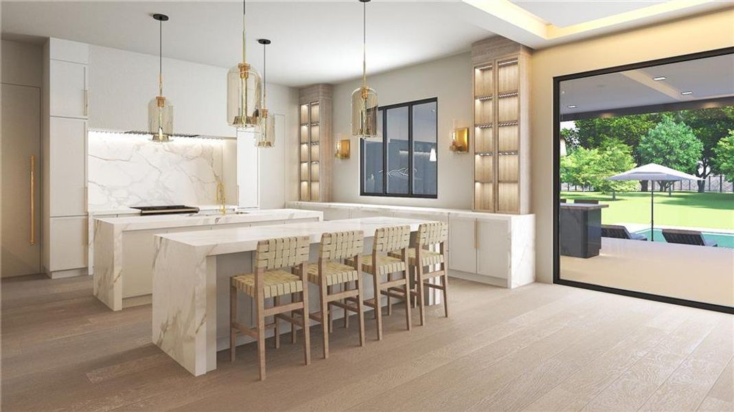 Furnished interior view inside a new home in , Alpharetta (Image 18).