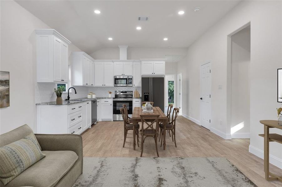 Furnished interior view inside a new home in , Mineral Wells (Image 18).