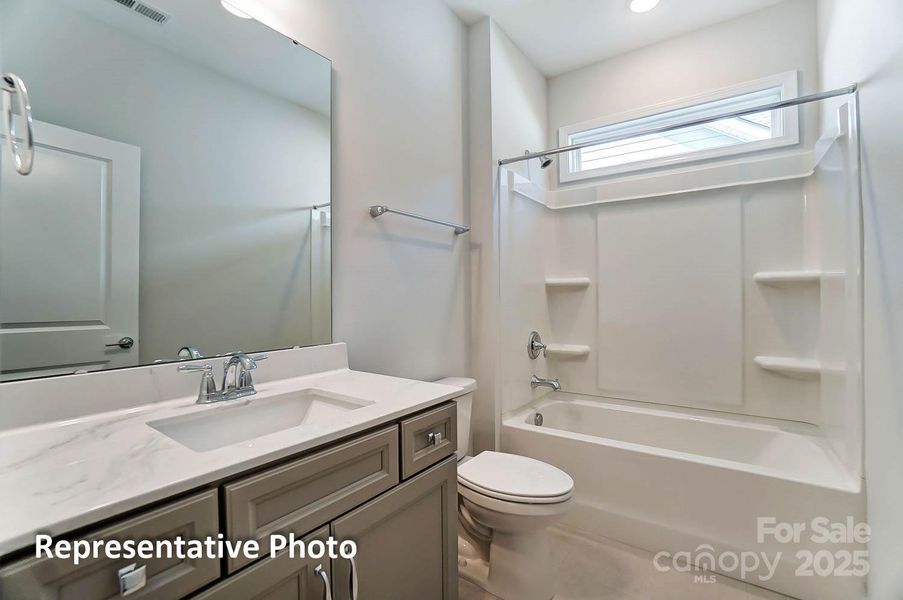 Furnished interior view inside a new home in Villas at Prestwick, Mooresville (Image 6).