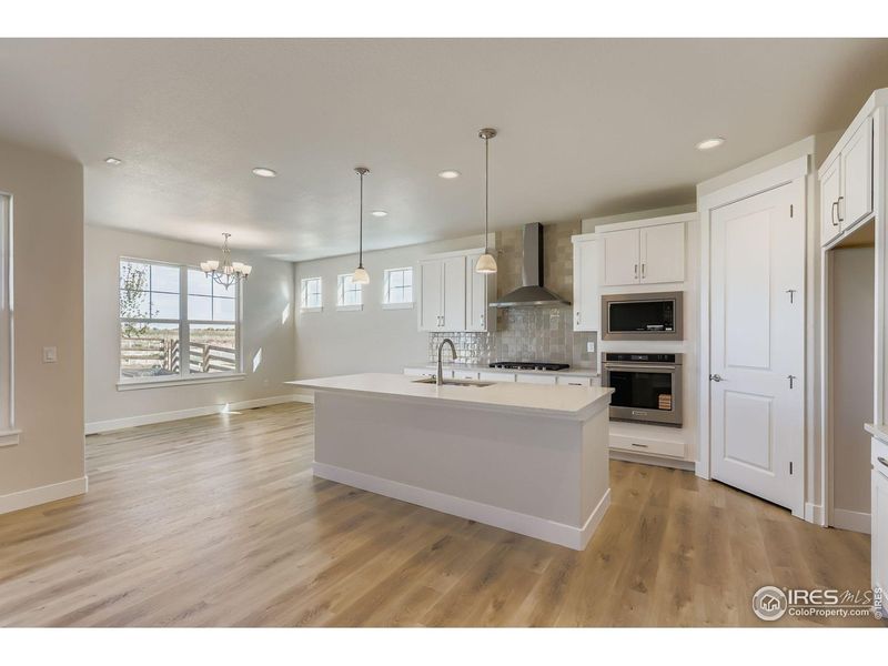 Furnished interior view inside a new home in Barefoot Lakes, Firestone (Image 7). Furnished interior view inside a new home in Barefoot Lakes, Firestone (Image 7).