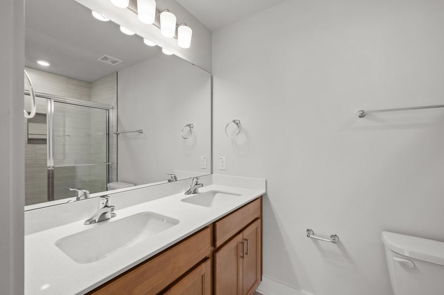 Photo is of a similar home