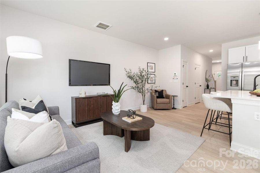 Furnished interior view inside a new home in , Charlotte (Image 6).