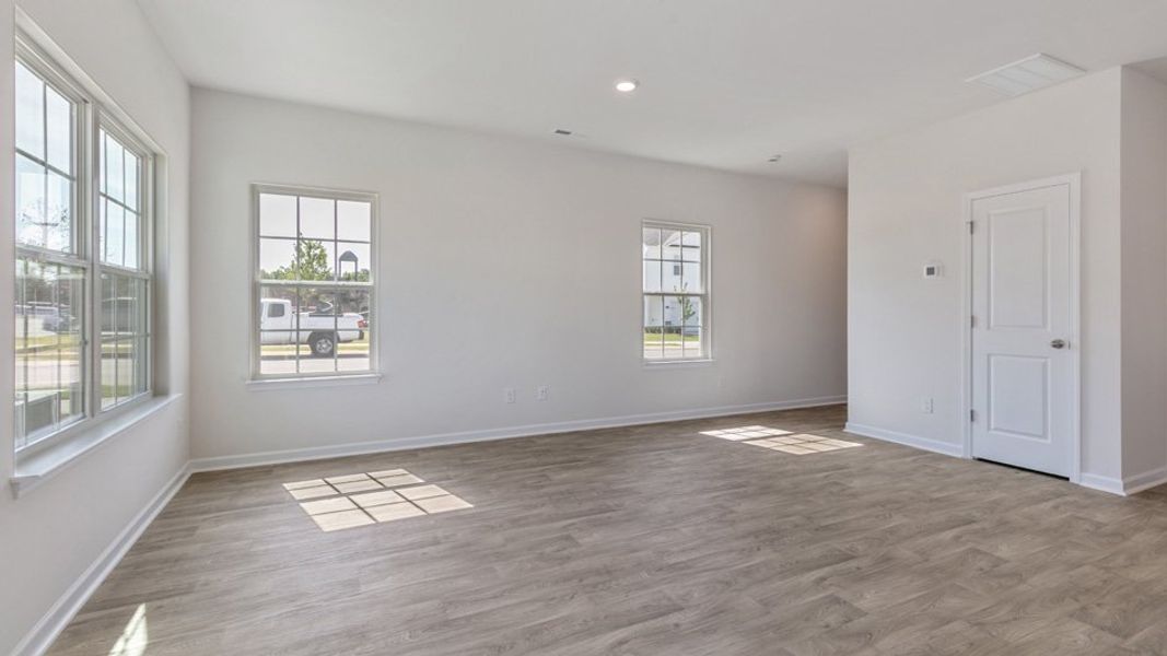 Spacious, unfurnished interior of a new home in The Townes at Matthews Landing, Fuquay Varina (Image 14). Spacious, unfurnished interior of a new home in The Townes at Matthews Landing, Fuquay Varina (Image 14).