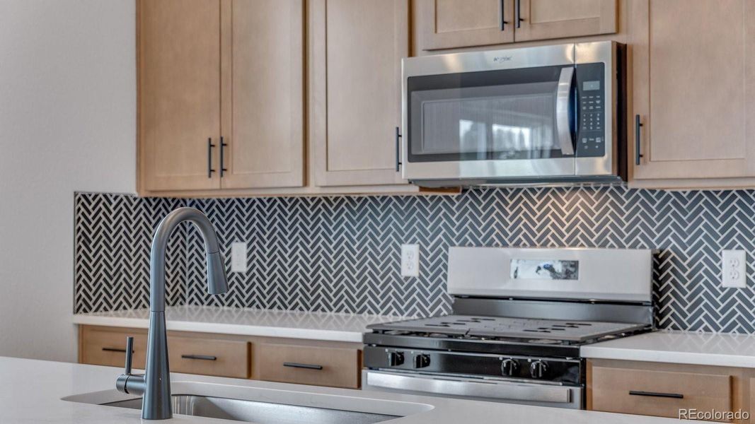 Close-up of interior finishes inside a home in Trails at Crowfoot, Parker (Image 16).