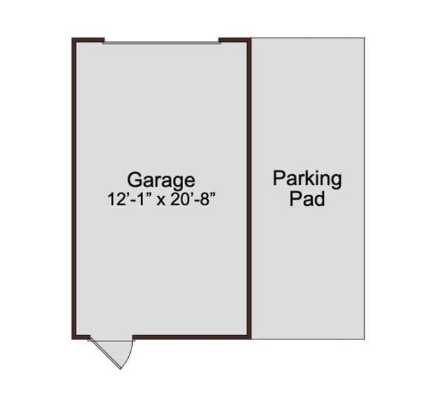 2D floor plan layout for the Meteor by McKinley Homes in Kinsley, Wake Forest, NC (Image 5).