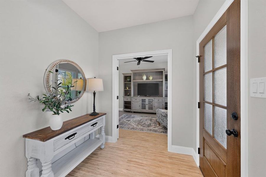 Furnished interior view inside a new home in , Burleson (Image 19).