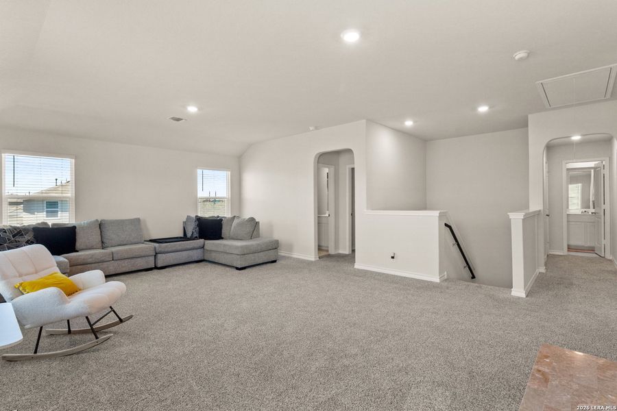 Furnished interior view inside a new home in , San Antonio (Image 13). Furnished interior view inside a new home in , San Antonio (Image 13).