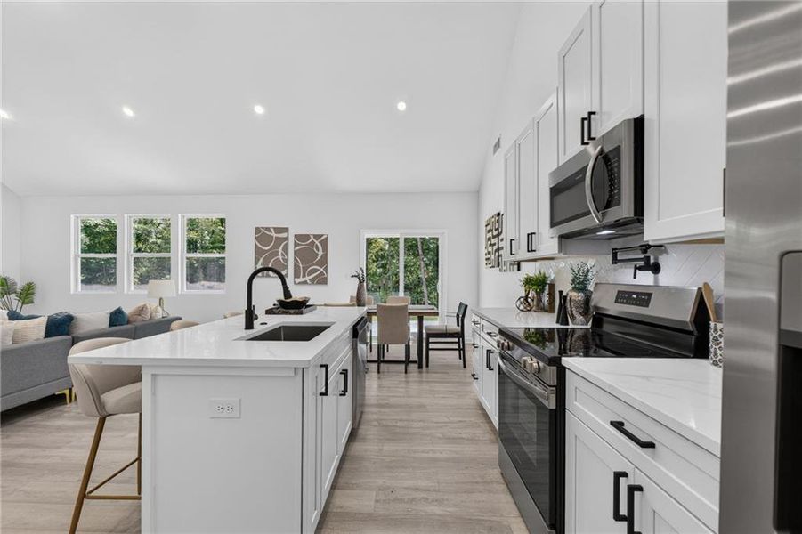 Furnished interior view inside a new home in , Griffin (Image 31).