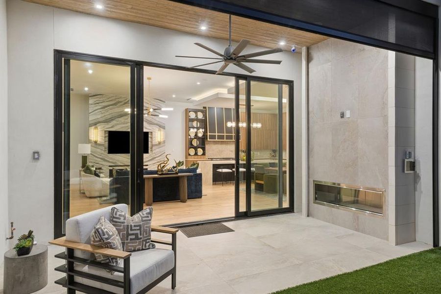 Exterior details and patio area of a home in , Southlake (Image 4).