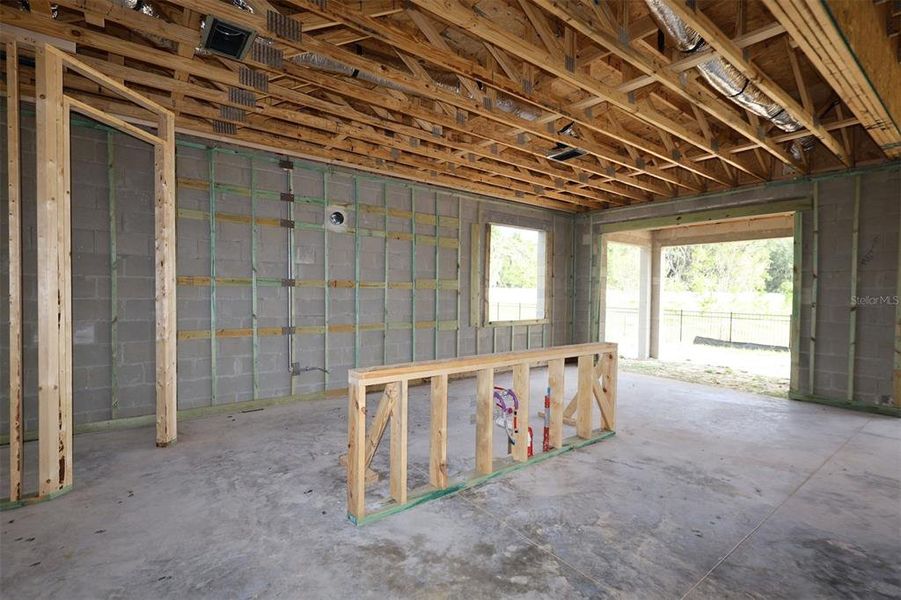 In-progress construction of a new home in Willow Run, Apopka, FL (Image 11). In-progress construction of a new home in Willow Run, Apopka, FL (Image 11).