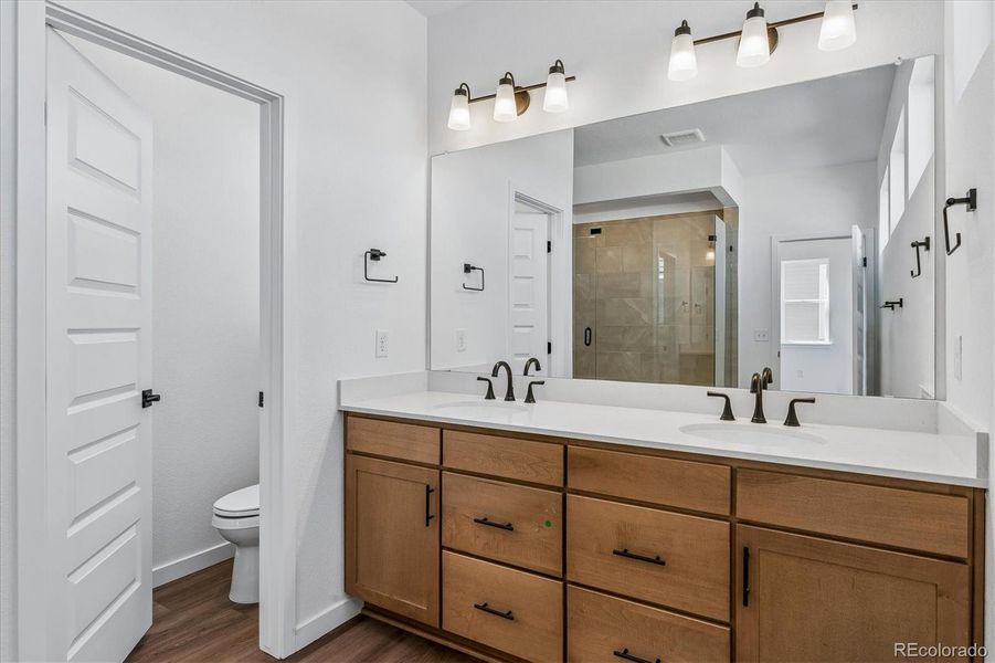 Furnished interior view inside a new home in The Summit at Meridian, Englewood (Image 11). Furnished interior view inside a new home in The Summit at Meridian, Englewood (Image 11).