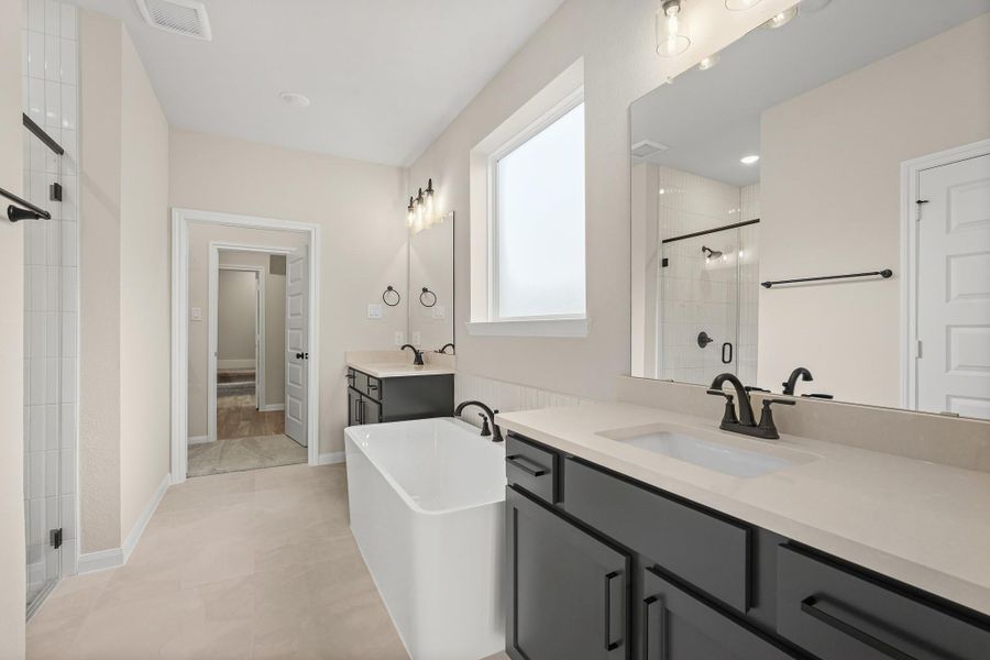 Furnished interior view inside a new home in Elyson, Katy (Image 5). Furnished interior view inside a new home in Elyson, Katy (Image 5).