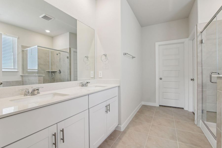 Furnished interior view inside a new home in Landing Meadows - Premier Series, New Caney (Image 8).