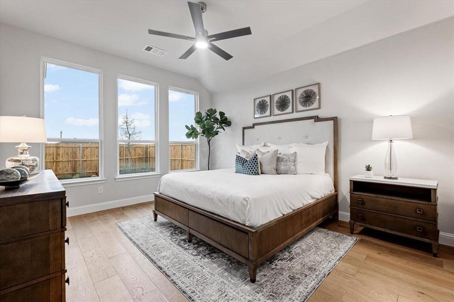 Furnished interior view inside a new home in University Park at Northpointe, Denton (Image 14).