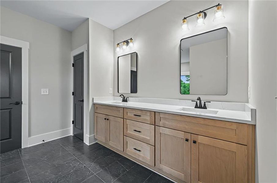 Furnished interior view inside a new home in SteepleChase, Hoschton (Image 26).