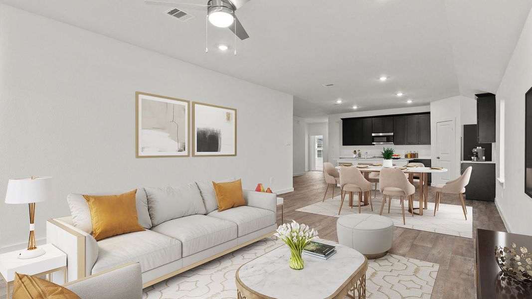 Furnished interior view inside a new home in Sorrento, Richmond (Image 13).