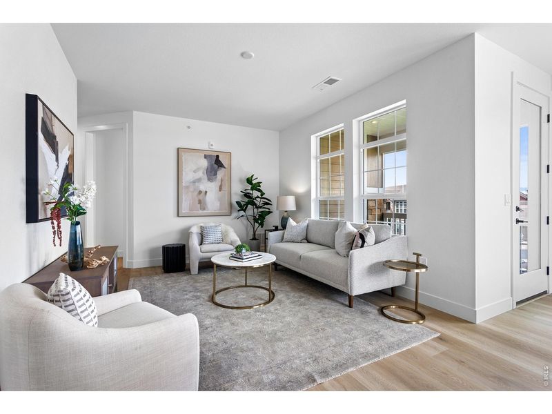 Furnished interior view inside a new home in , Broomfield (Image 13). Furnished interior view inside a new home in , Broomfield (Image 13).