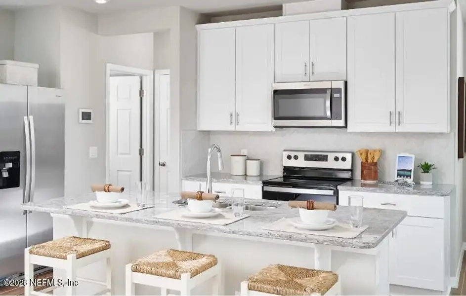 Furnished interior view inside a new home in , Jacksonville (Image 3).