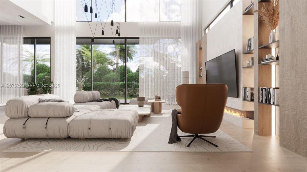 Furnished interior view inside a new home in , North Bay Village (Image 4).