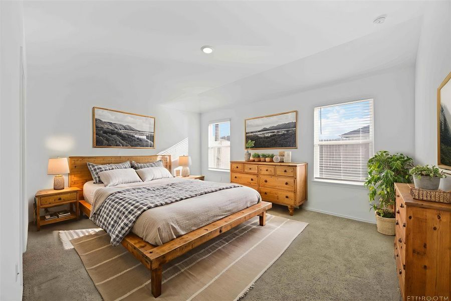 Furnished interior view inside a new home in Tamarron, Fulshear (Image 12).