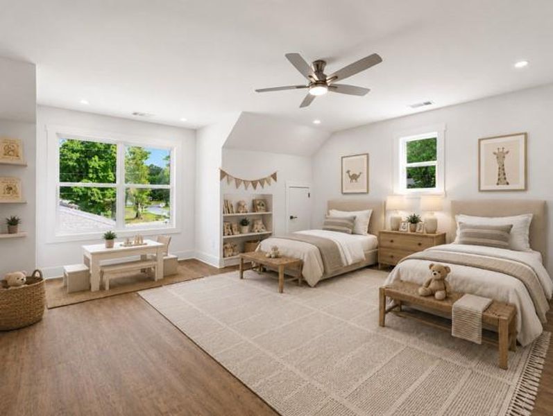 Furnished interior view inside a new home in , Marietta (Image 34).