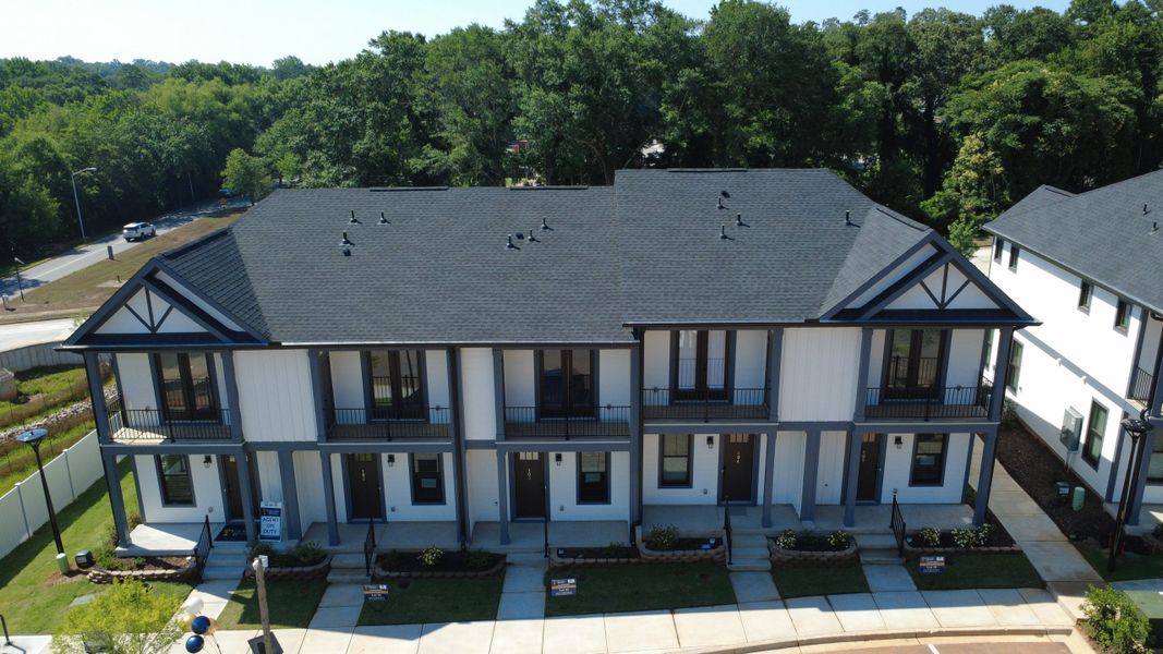 Representative exterior photo of a completed home built from the Hawthorne A, B, C by Veranda Homes in Hawthorne Summit, Greenville, SC (Image 38). Representative exterior photo of a completed home built from the Hawthorne A, B, C by Veranda Homes in Hawthorne Summit, Greenville, SC (Image 38).