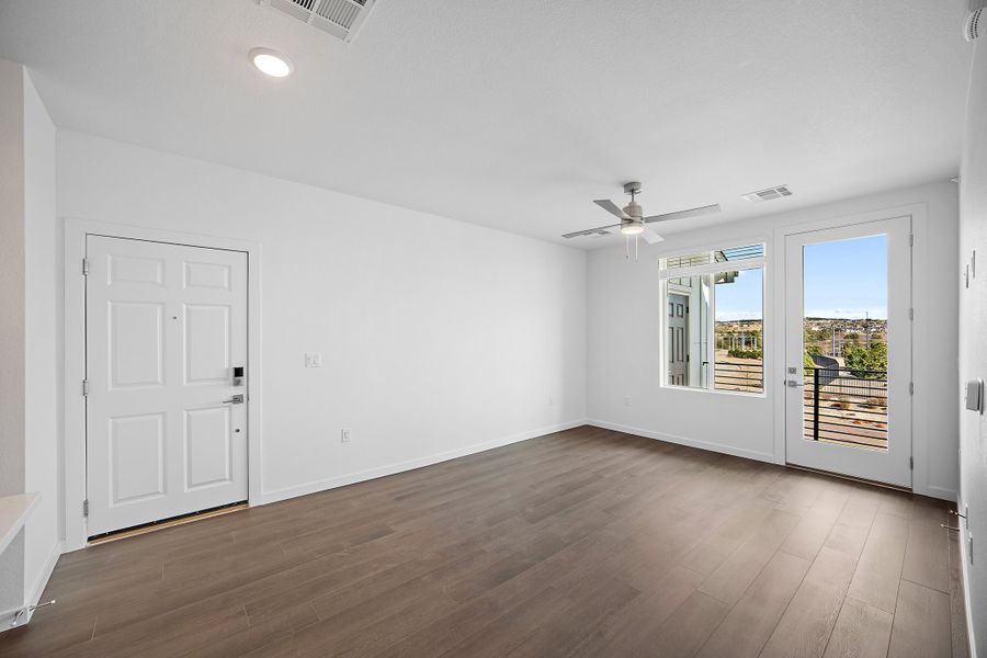 Spacious, unfurnished interior of a new home in The Residences at Victory Ridge, Colorado Springs (Image 13). Spacious, unfurnished interior of a new home in The Residences at Victory Ridge, Colorado Springs (Image 13).