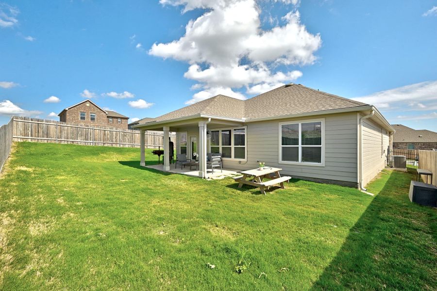 Exterior details and patio area of a home in , Austin (Image 19).