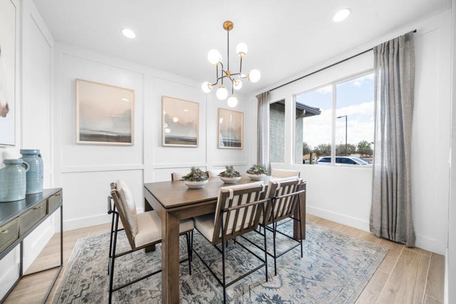 Furnished interior view inside a new home in Meridian, San Tan Valley (Image 10).