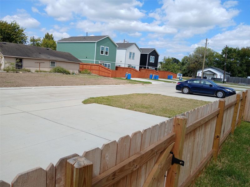Exterior details and patio area of a home in , Houston (Image 10). Exterior details and patio area of a home in , Houston (Image 10).