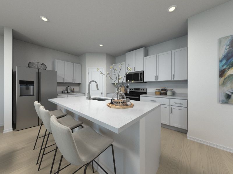 Rendering of the Zion Kitchen