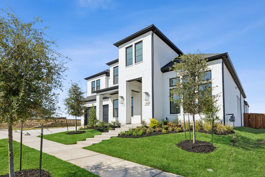 Representative exterior photo of a completed home built from the Montgomery IV by Southgate Homes in Windsong Ranch 71' Series, Prosper, TX (Image 30).