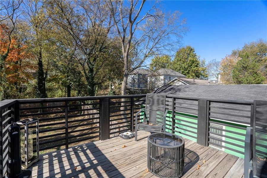 Exterior details and patio area of a home in , Atlanta (Image 22).