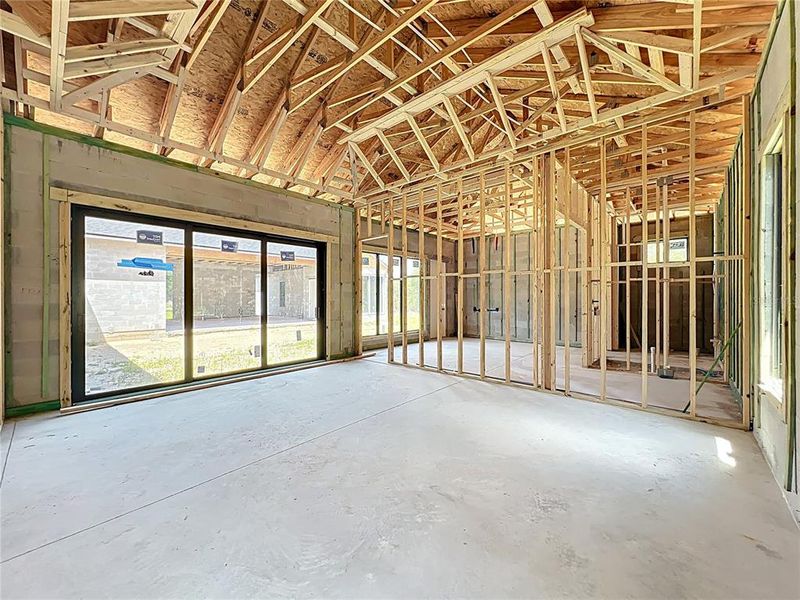 In-progress construction of a new home in , Oviedo, FL (Image 76).
