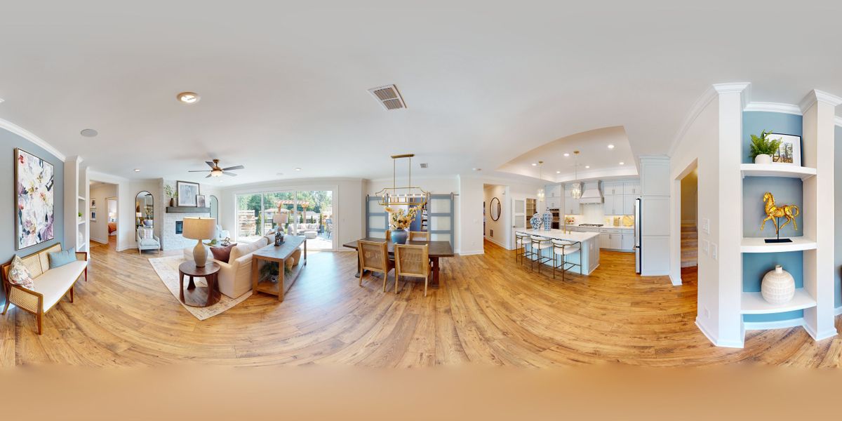 Representative furnished interior of a home built from the Promenade by Epcon Communities in The Courtyards by The Manor, Alpharetta (Image 43).