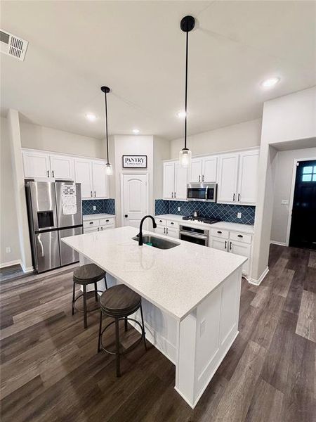 Furnished interior view inside a new home in , Haslet (Image 6).