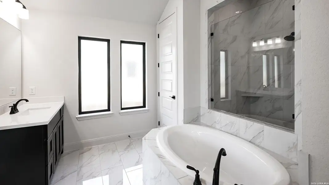 Furnished interior view inside a new home in Meadows of Mill Creek, Seguin (Image 16).