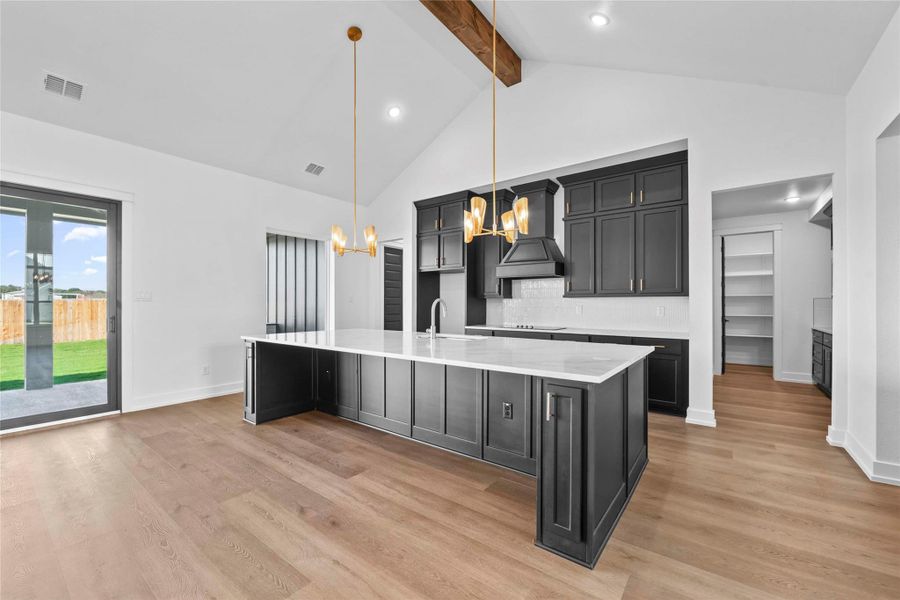 Furnished interior view inside a new home in King Oaks, Salado (Image 7).