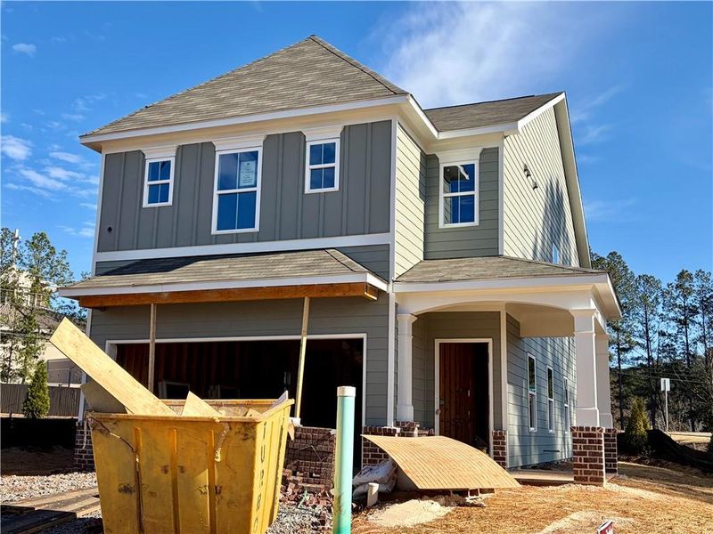 In-progress construction of a new home in Winsome Park, Woodstock, GA (Image 25).