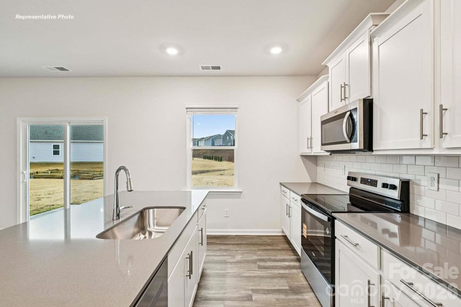 Furnished interior view inside a new home in The Hamptons at Hickory, Hickory (Image 9).