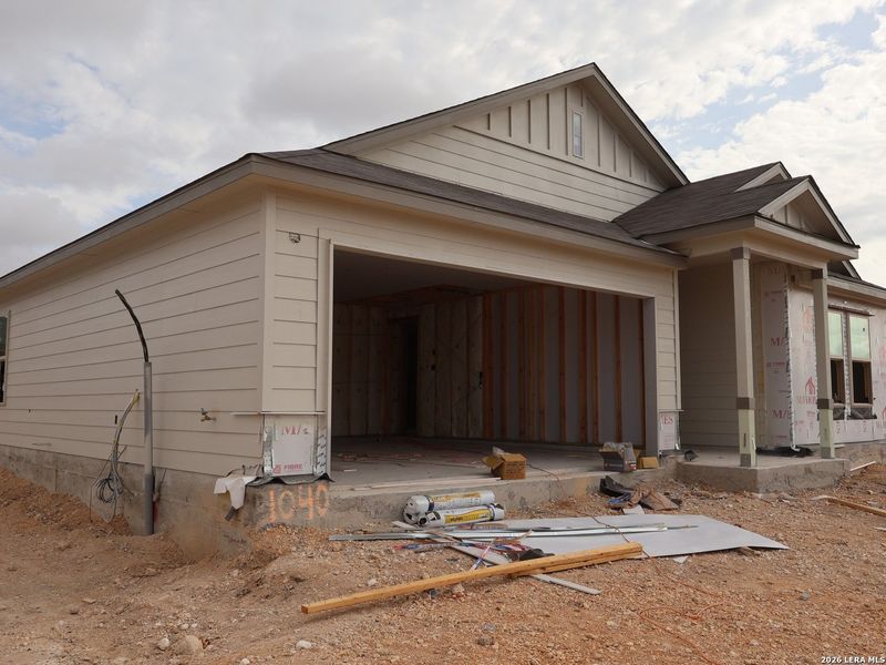 In-progress construction of a new home in Greenspoint Heights, Seguin, TX (Image 25).