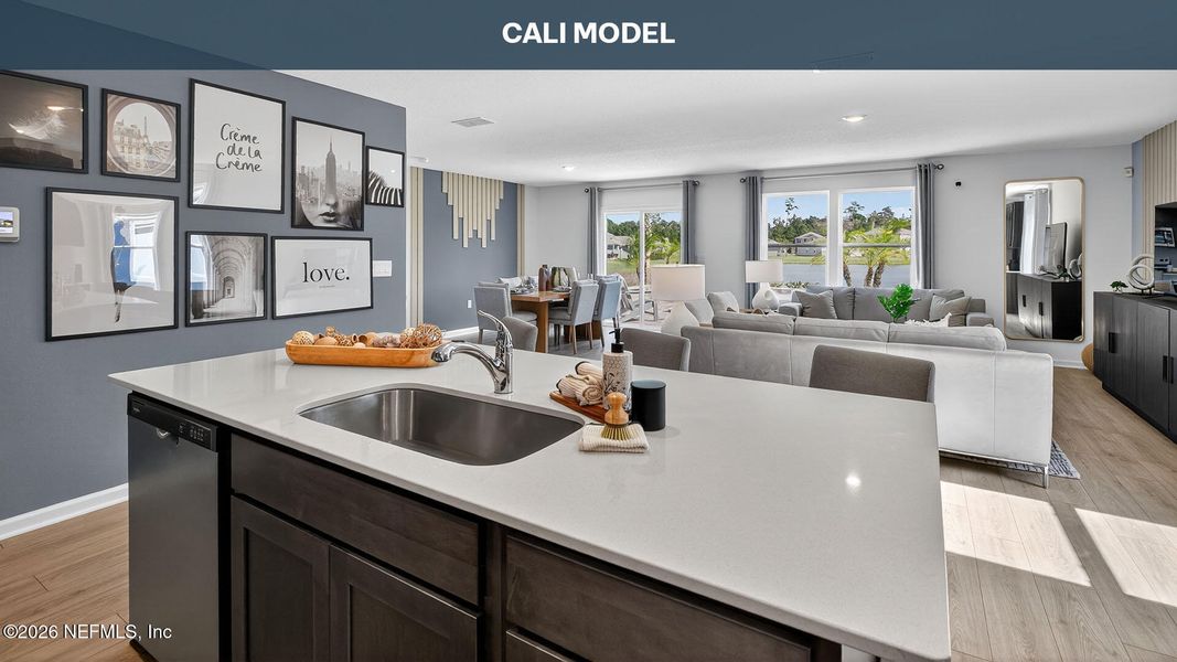 Furnished interior view inside a new home in The Arbors, Jacksonville (Image 23).