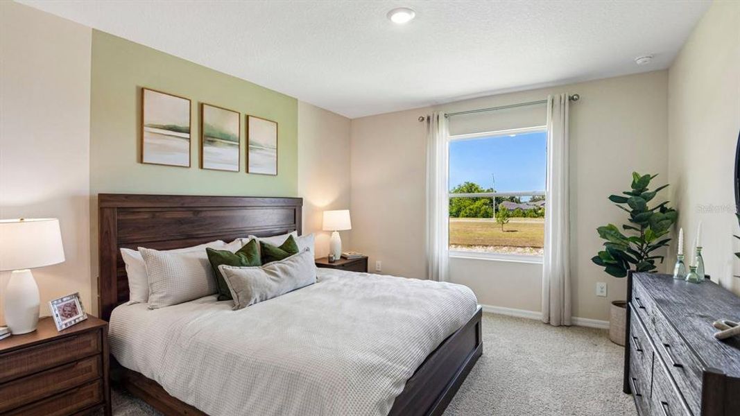 Furnished interior view inside a new home in Sanctuary at Citrus Park Townhomes, Tampa (Image 35).