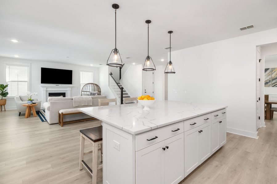 Furnished interior view inside a new home in , Mount Pleasant (Image 10).