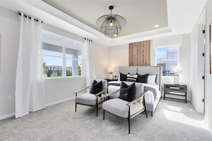 Furnished interior view inside a new home in Bridgewalk, St. Cloud (Image 15).